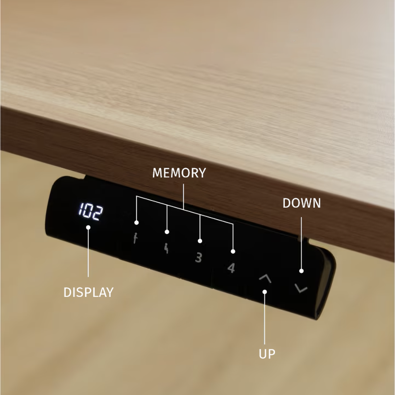 FlexiSpot E1 PRO - ორძრავიანი რეგულირებადი მაგიდა
