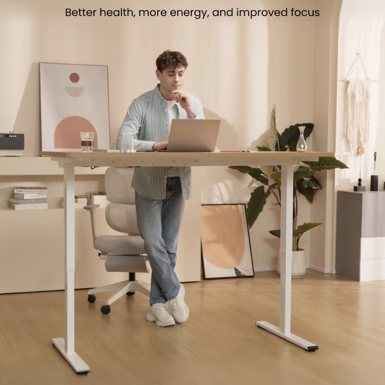 FlexiSpot E1 PRO - ორძრავიანი რეგულირებადი მაგიდა