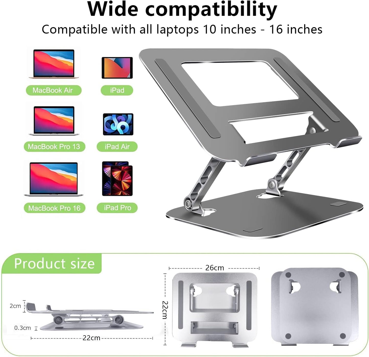 Aluminum Laptop Stand