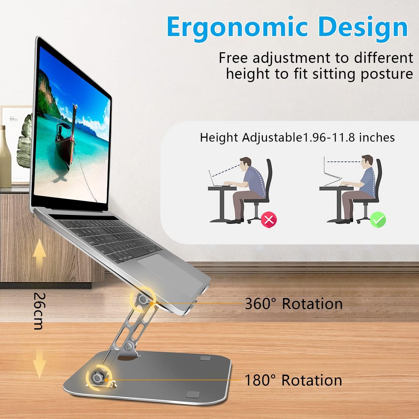 Aluminum Laptop Stand