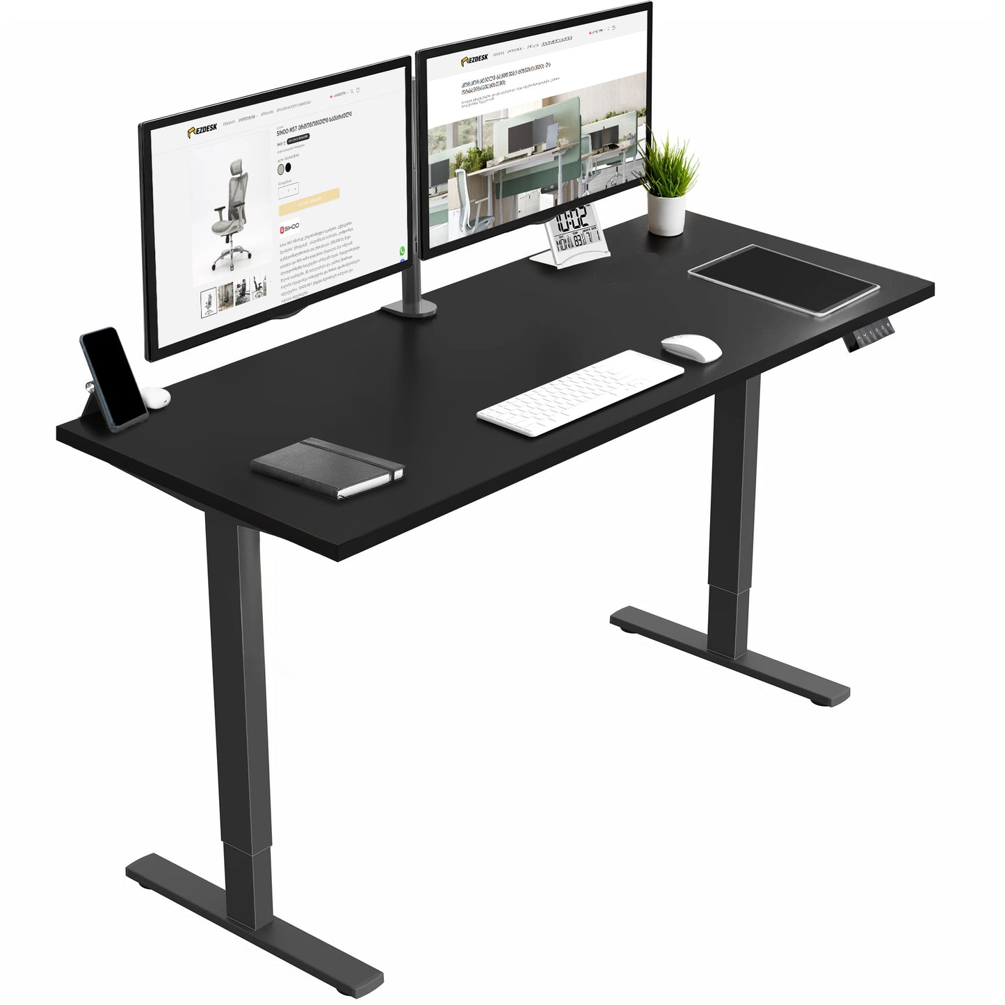 FlexiSpot E1 PRO - ორძრავიანი რეგულირებადი მაგიდა