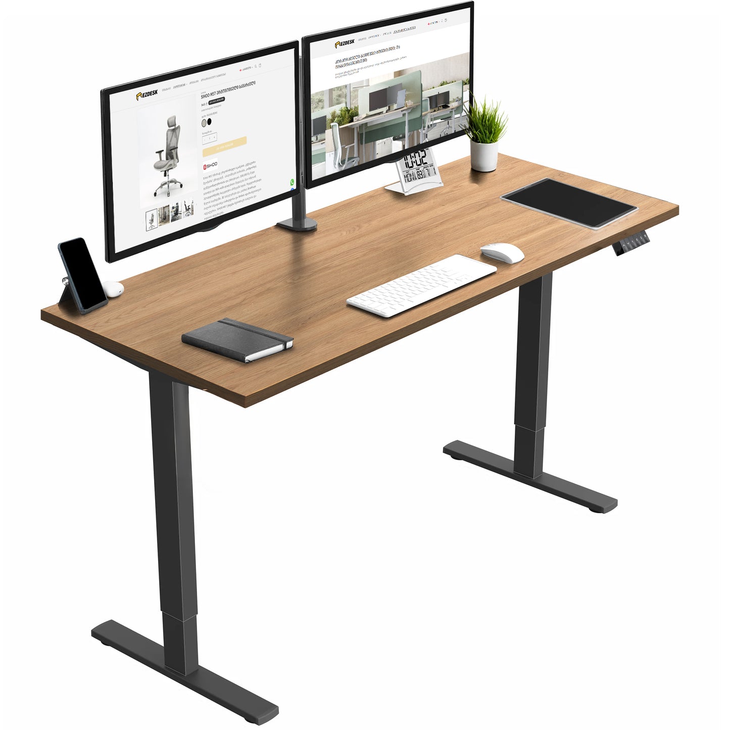 FlexiSpot E1 PRO - ორძრავიანი რეგულირებადი მაგიდა