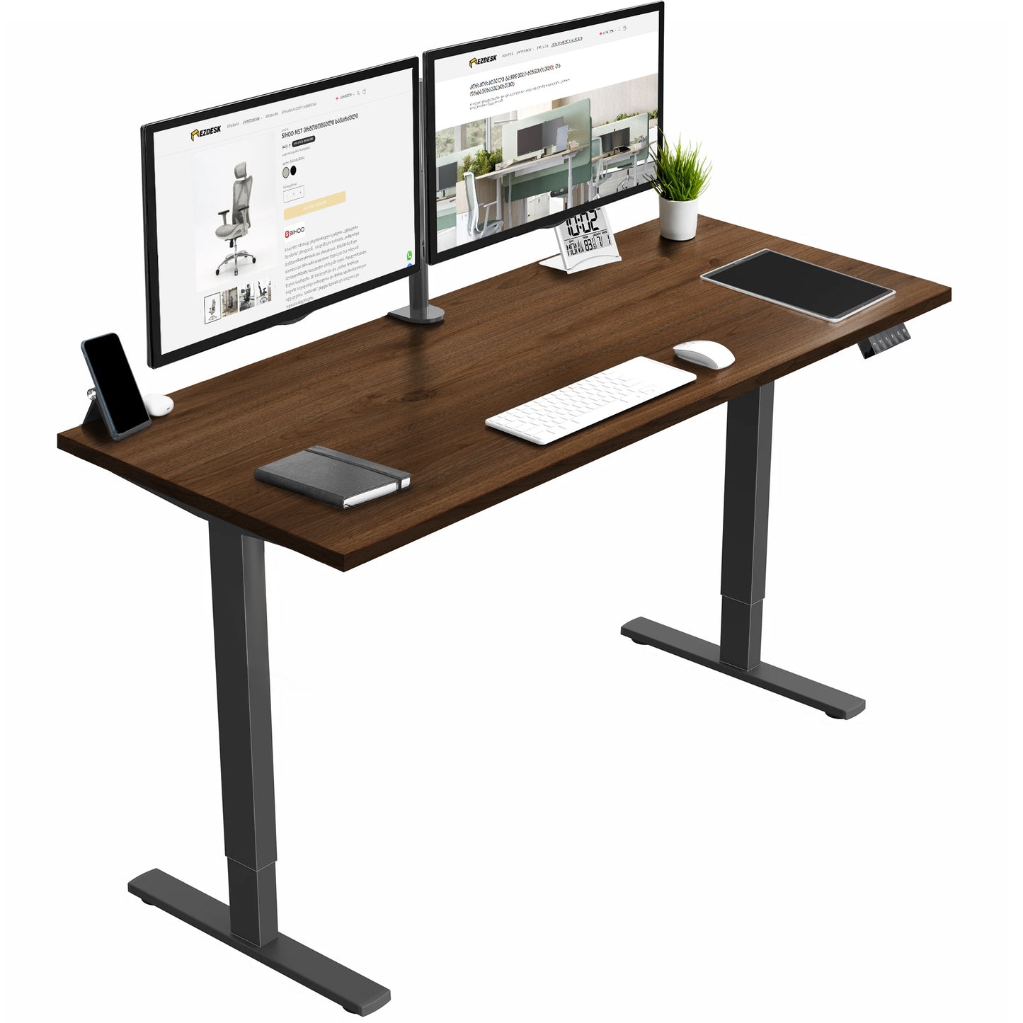 FlexiSpot E1 PRO - ორძრავიანი რეგულირებადი მაგიდა