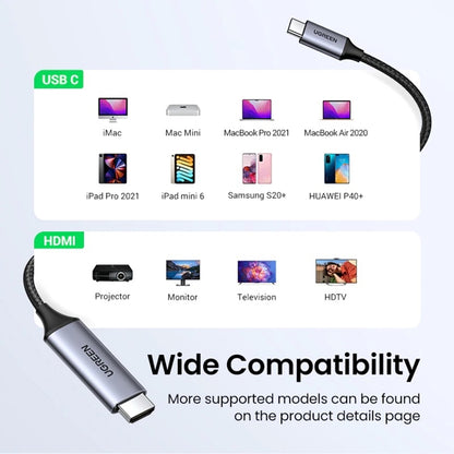UGREEN Type-C to HDMI Cable 1.5m - front view