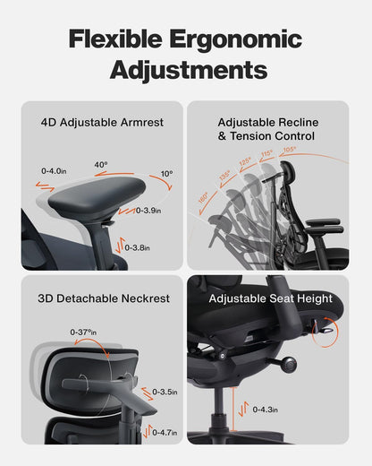 LiberNovo Omni SE Dynamic Ergonomic Chair