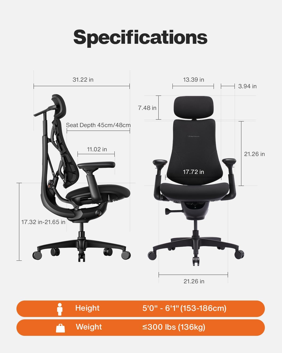 LiberNovo Omni SE Dynamic Ergonomic Chair