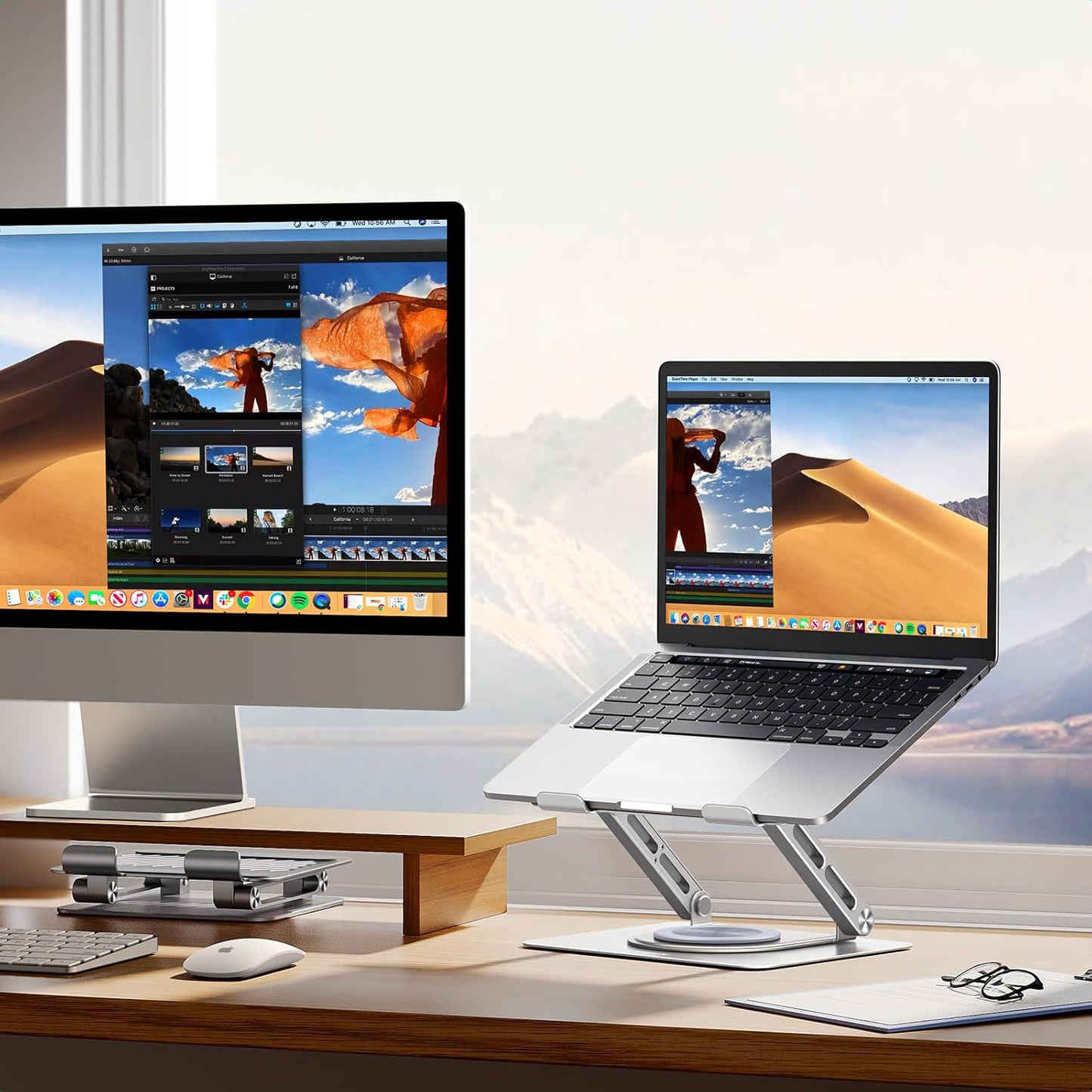 UGREEN Laptop Stand 360 Degree Swivel Base