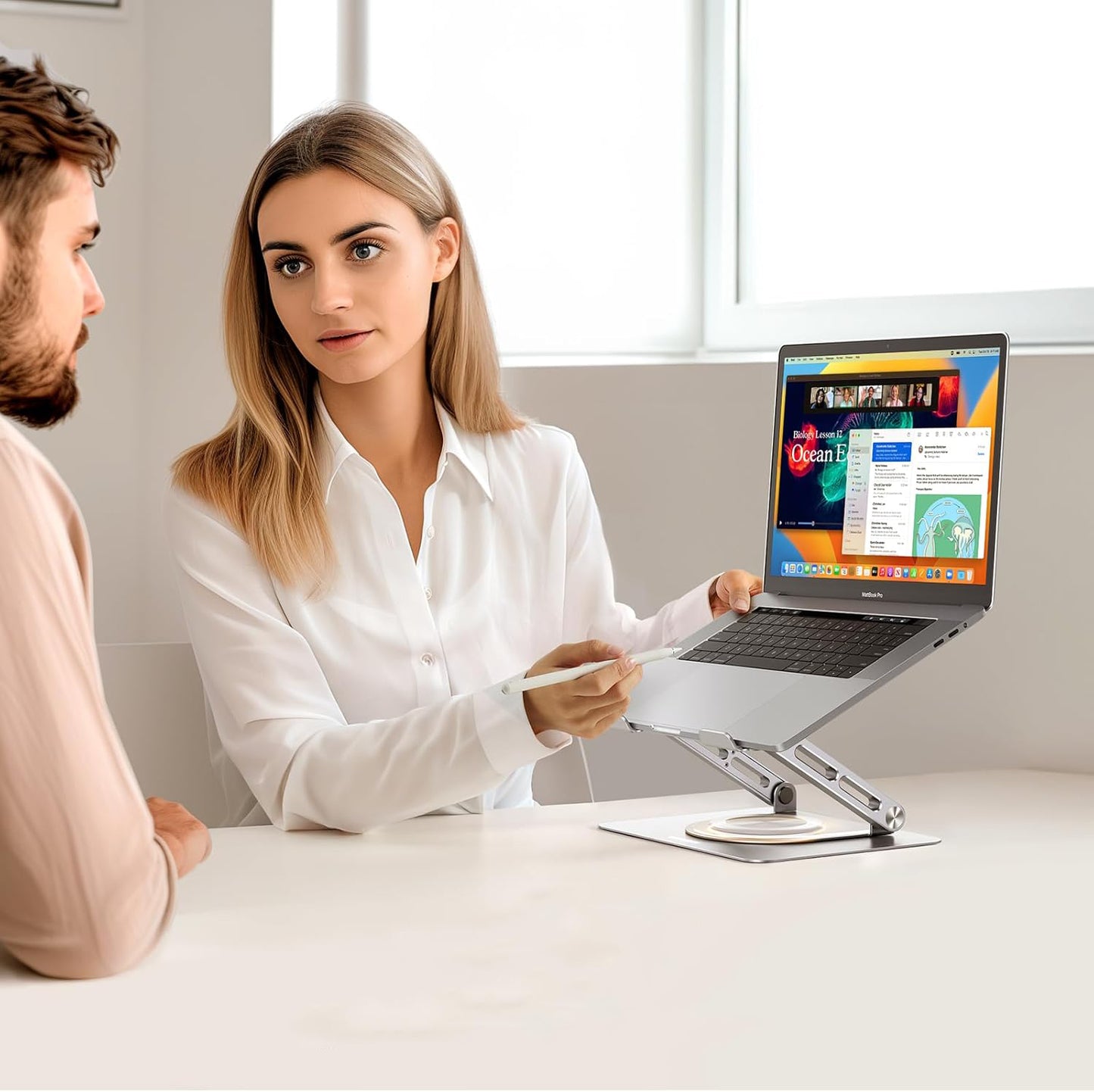 UGREEN Laptop Stand 360 Degree Swivel Base