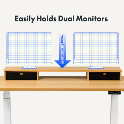 Flexispot Monitor Riser Stand with Drawers
