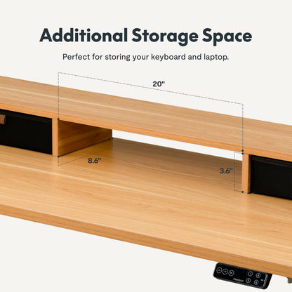 Flexispot Monitor Riser Stand with Drawers