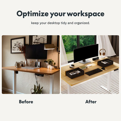 Flexispot Monitor Riser Stand with Drawers