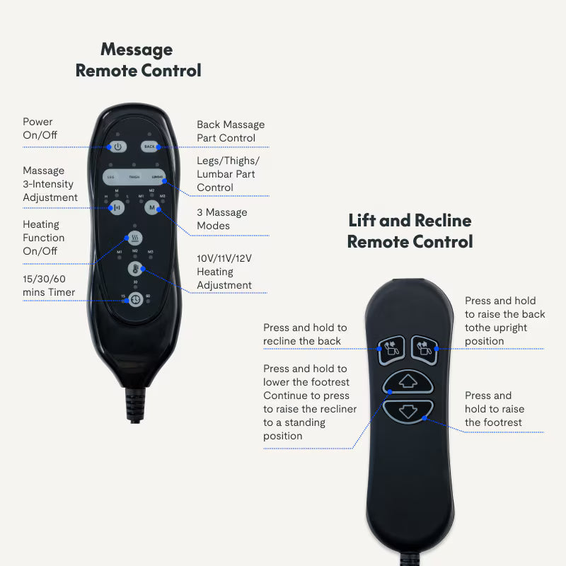 FlexiSpot XL6 გასაშლელი სავარძელი ვიბრაციული მასაჟით