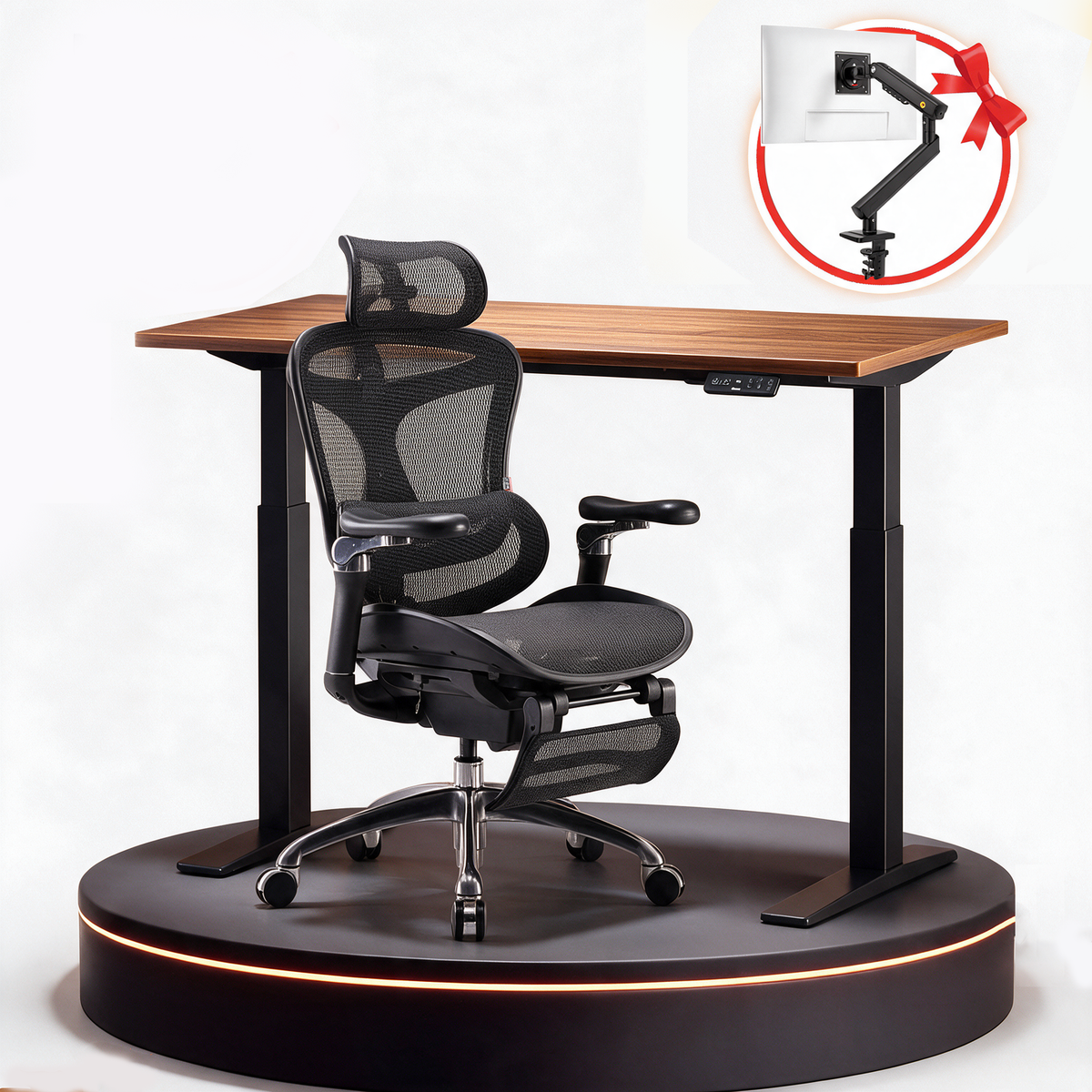 FlexiSpot E7 Pro & SIHOO C300 - Free Gift NB Smoovex A3