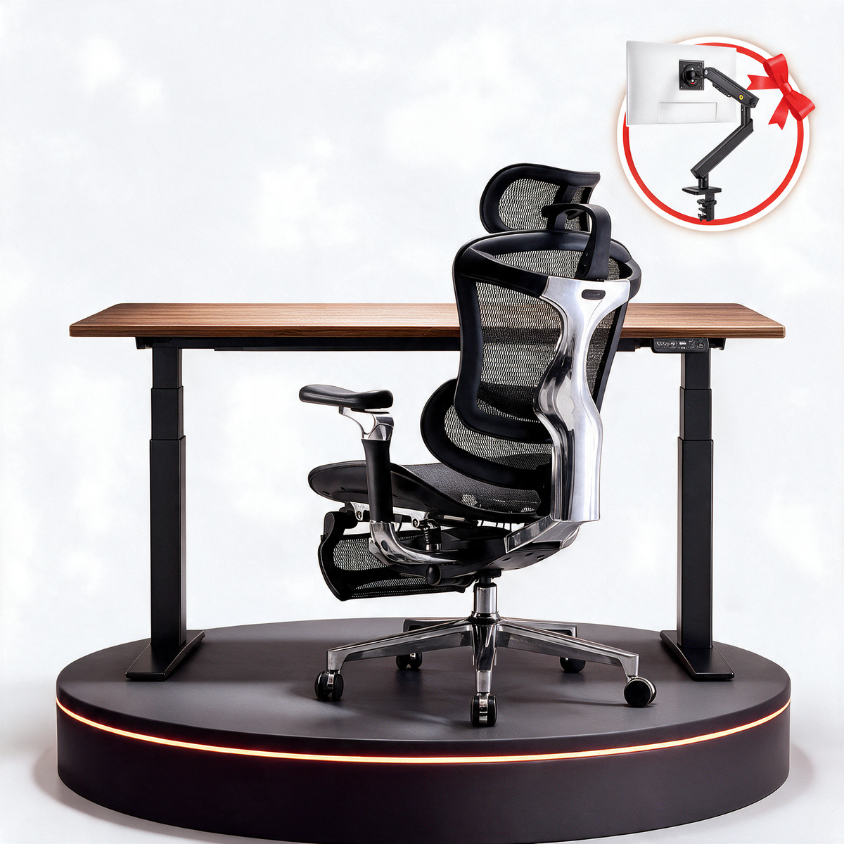 FlexiSpot E7 Pro & SIHOO C500 - Free Gift NB Smoovex A3