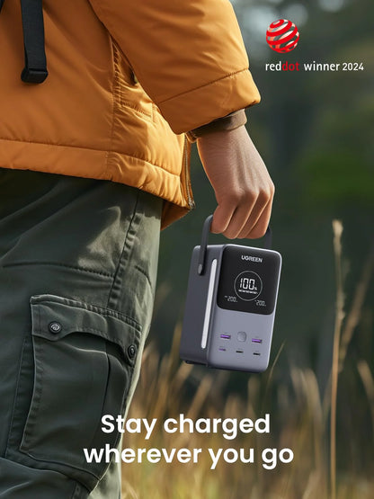 UGREEN 300W 48000mAh Power Bank with Smart Display - feature detail