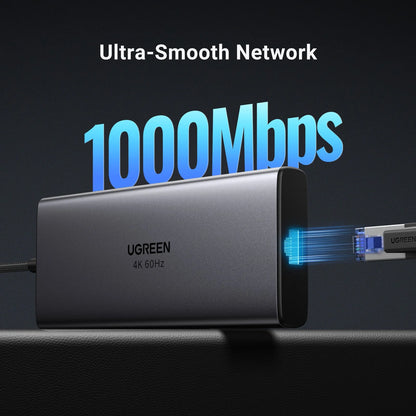 UGREEN Revodok Pro USB Hub - detail view